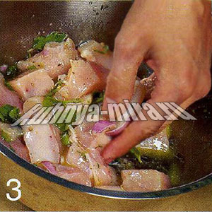 Картофельные шарики с курицей. Шаг 3