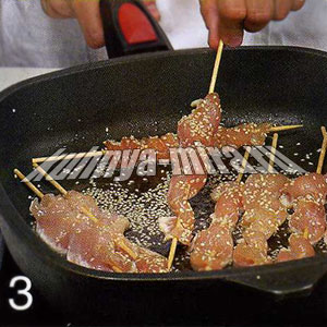 «Крученая» курица. Шаг 3