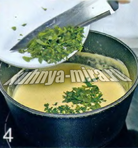 Гнезда из пасты с крабовым мясом