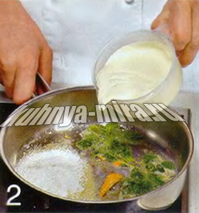 Хрустящие равиоли с грушами
