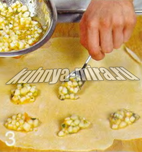 Хрустящие равиоли с грушами