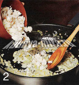 Конкильоли с крабовым мясом. Шаг 2