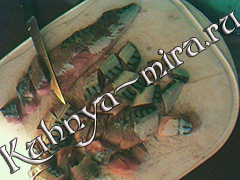 Скумбрия, жаренная во фритюре (Намбан-дзукэ)