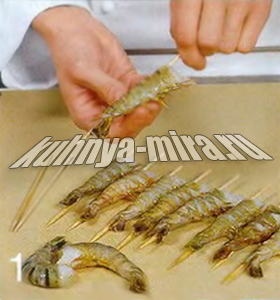 Нигири-суши с креветками