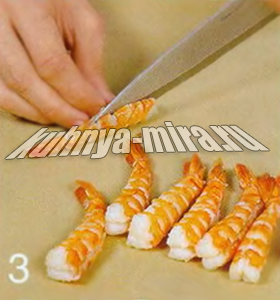 Нигири-суши с креветками