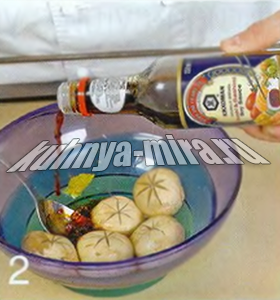 Нигири-суши с шампиньонами