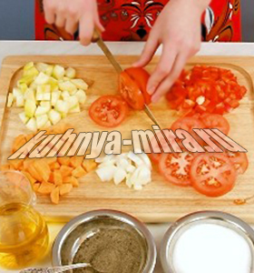 Курица, запечённая с овощами. Шаг 3