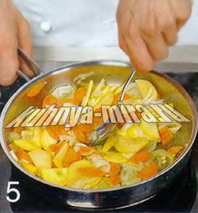 Суп из лисичек с репой. Шаг 5
