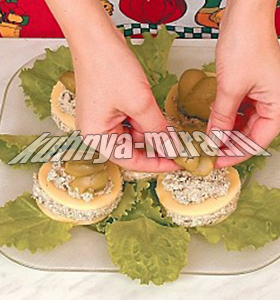 Розетки из сыра. Шаг 4